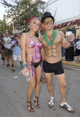 Body Painting 2008 photo - Duval Street, Key West